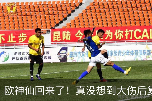 欧神仙回来了！真没想到大伤后复出 这么快就打出如此劲爆的表现